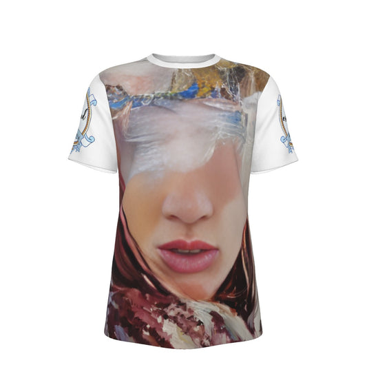 talk to her nice printed short sleeved t- shirt