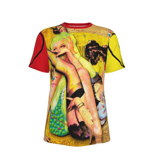 she's Bright printed short sleeved t- shirt