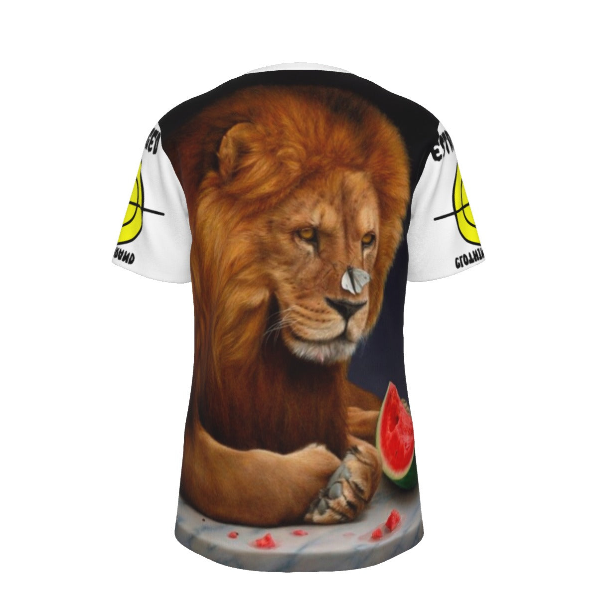 jungle fever printed short sleeved t- shirt