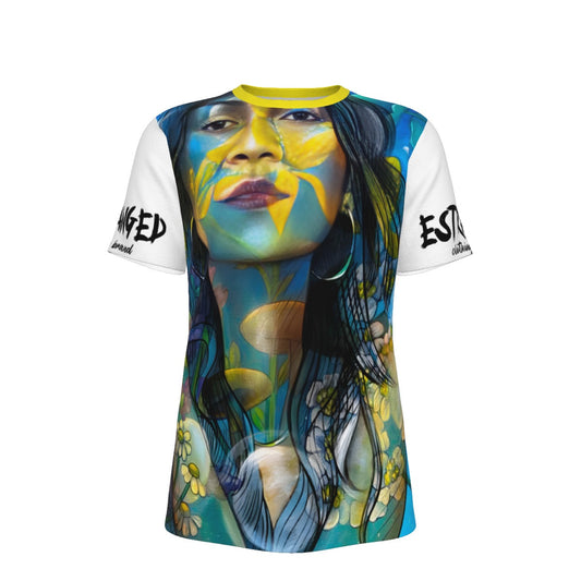 Blue in the face printed short sleeved t- shirt